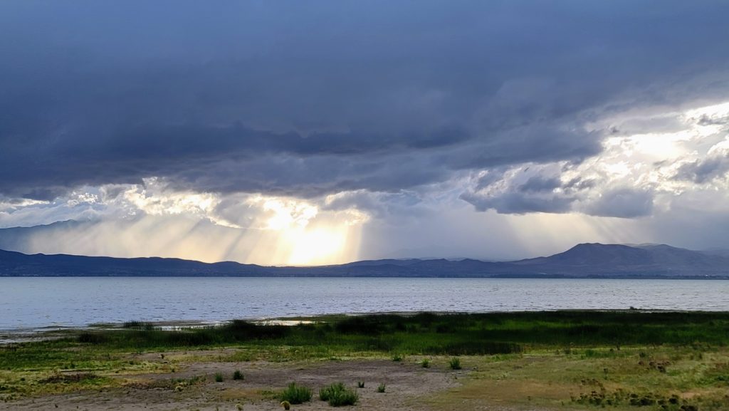 Utah Lake in Storm